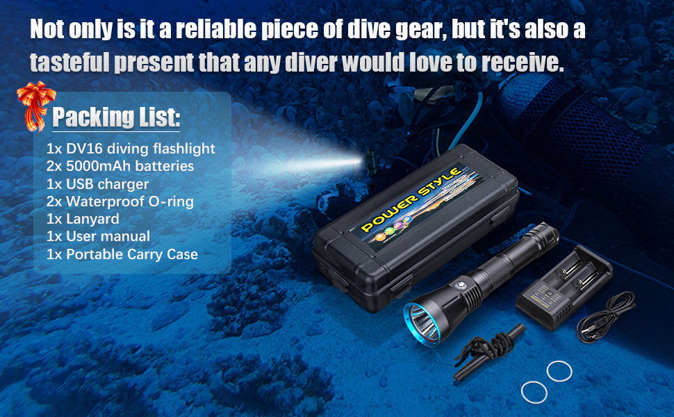 diving flashlight