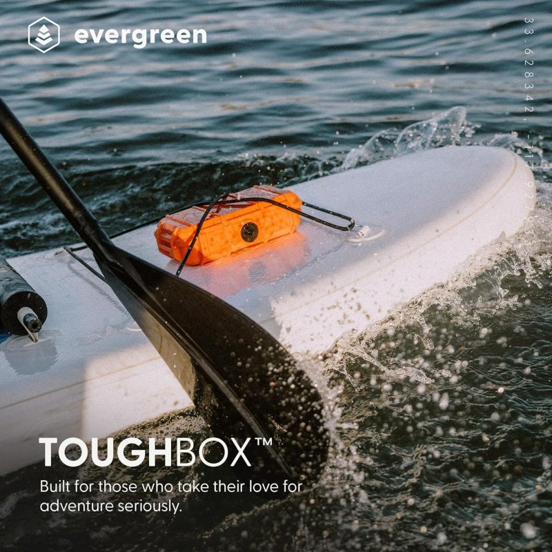 Evergreen 56 Waterproof Dry Box Protective Case - Travel Safe/Mil Spec/USA Made - for Tackle Organization of Cameras, Phones, Camping, Fishing, Hiking, EDC, Water Sports, Knives (Clear)