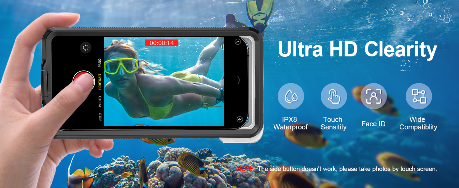 underwater phone case